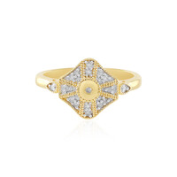 Zilveren ring met I2 (J) Diamanten