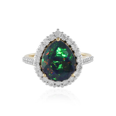 Gouden ring met een Mezezo opaal (SUHANA)
