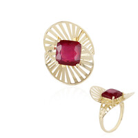 Gouden ring met een Madagaskar Robijn (Ornaments by de Melo)