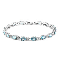 Zilveren armband met Ratanakiri zirkonen