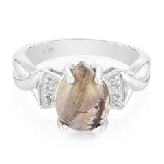 Zilveren ring met een Sonora Dendrieten Jaspis