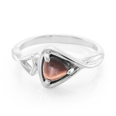 Zilveren ring met een rode tijgeroog