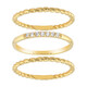 Zilveren ring met witte topaasstenen