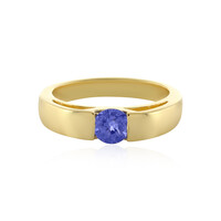Zilveren ring met een tanzaniet