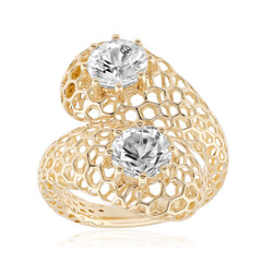 Gouden ring met zirkonen (Ornaments by de Melo)