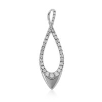 Platinaen hanger met Loepzuivere (F) Diamanten (LUCENT DIAMONDS)