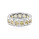 Zilveren ring met gele berillstenen (de Melo)