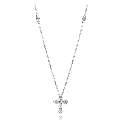 Gouden halsketting met I1 (H) Diamanten (CIRARI)