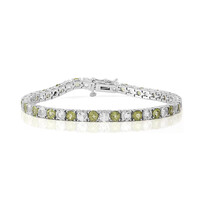 Zilveren armband met peridoots