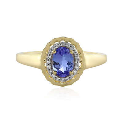 Gouden ring met een tanzaniet (Adela Gold)