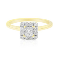 Gouden ring met een Diamant SI1 (G)