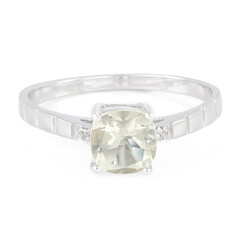 Zilveren ring met een Orthoklaas