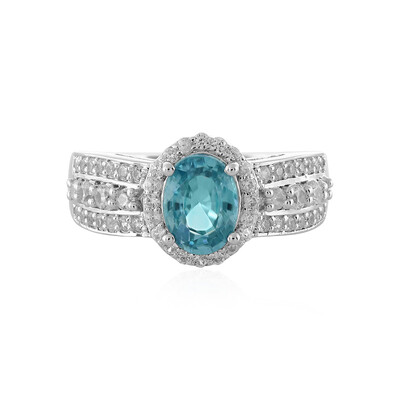 Zilveren ring met een Ratanakiri zirkoon