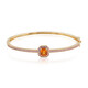Gouden armband met een Ban Ka Cha oranje Saffier