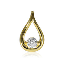 Gouden hanger met een VS1-Diamant (G) (adamantes [!])