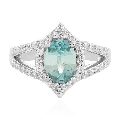 Zilveren ring met een Ratanakiri zirkoon