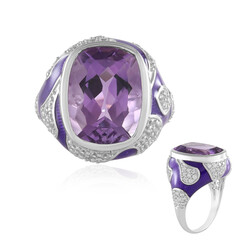 Zilveren ring met een lavendel amethist (Adela Silber)