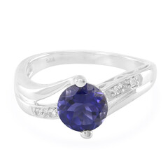Zilveren ring met een Orissa ioliet