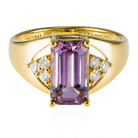 Gouden ring met een Roze diaspoor (AMAYANI)