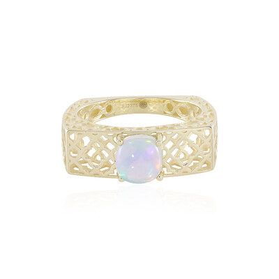 Gouden ring met een Welo-opaal (Ornaments by de Melo)