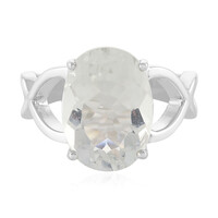 Zilveren ring met een fluoriet