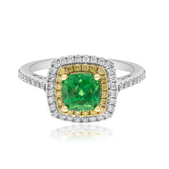 Gouden ring met een AAA tsavoriet (CIRARI)