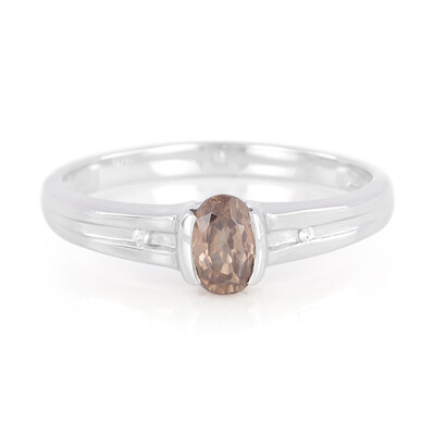 Zilveren ring met een kaneel zirkoon