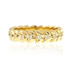 Gouden ring met Loepzuivere (F) Diamanten (LUCENT DIAMONDS)