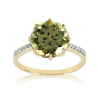 Zilveren ring met een zultaniet