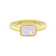 Zilveren ring met een Welo-opaal (MONOSONO COLLECTION)