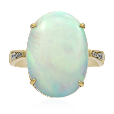 Gouden ring met een AAA Welo-opaal (CIRARI)