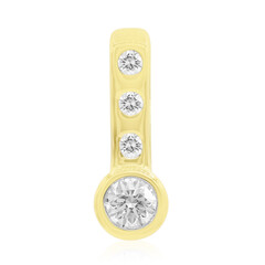 Gouden hanger met een Diamant SI1 (G)