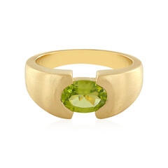 Zilveren ring met een peridoot