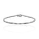 Gouden armband met I1 (H) Diamanten