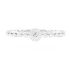 Zilveren ring met een zirkoon