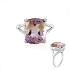 Zilveren ring met een Anahi Ametrien