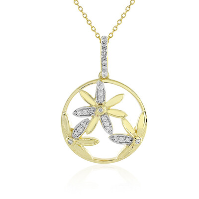 Gouden halsketting met Loepzuivere (F) Diamanten (LUCENT DIAMONDS)