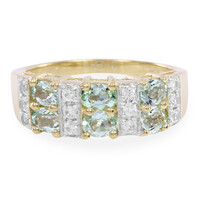 Gouden ring met Braziliaanse Paraiba toermalijnen