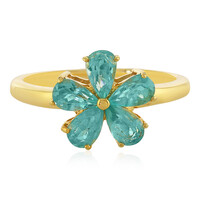 Zilveren ring met Blauwe apatieten
