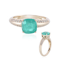 Gouden ring met een Russische smaragd (AMAYANI)