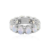 Zilveren ring met Welo-opalen