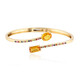 Gouden armband met een Ban Ka Cha oranje Saffier