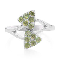 Zilveren ring met alexandrieten