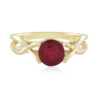 Gouden ring met een Madagaskar Robijn (de Melo)