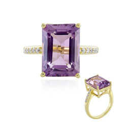 Zilveren ring met een Azuurblauwe Kwarts