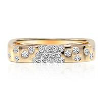Gouden ring met Diamanten SI1 (G)