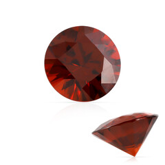 Edelsteen met een avondrode zirkoon 7,315 ct