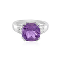 Zilveren ring met een amethist