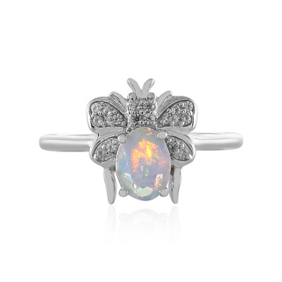 Zilveren ring met een Welo-opaal
