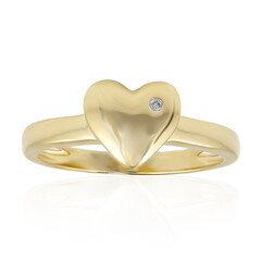 Gouden ring met een Diamant SI1 (G)